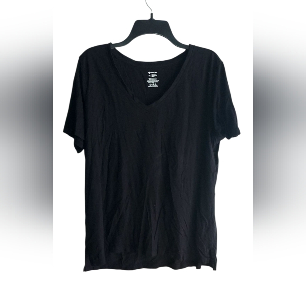Members Mark Black V-Neck T-Shirt